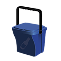 Glass caddy