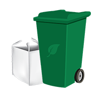 Garden waste bin